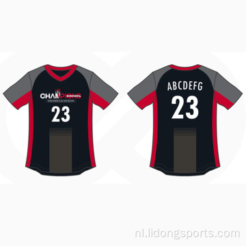 Volledige kleurstof sublimatie voetbalshirt gemaakt voetbaljerseys